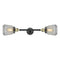 Chatham Bath Vanity Light shown in the Black Antique Brass finish with a Clear shade