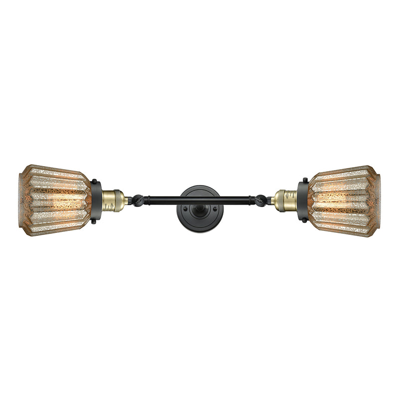 Innovations Lighting Chatham 2 Light Bath Vanity Light Part Of The Franklin Restoration Collection 208L-BAB-G146