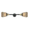 Chatham Bath Vanity Light shown in the Black Antique Brass finish with a Mercury shade
