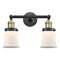 Innovations Lighting Small Canton 2 Light Bath Vanity Light Part Of The Franklin Restoration Collection 208L-BAB-G181S