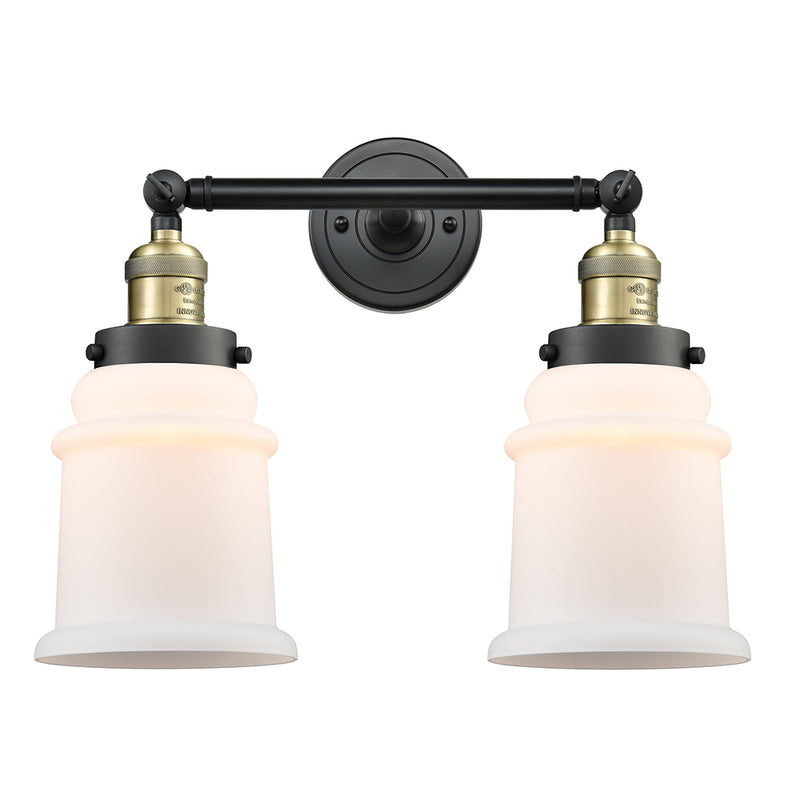 Innovations Lighting Canton 2 Light Bath Vanity Light Part Of The Franklin Restoration Collection 208L-BAB-G181