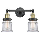 Innovations Lighting Small Canton 2 Light Bath Vanity Light Part Of The Franklin Restoration Collection 208L-BAB-G182S