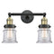 Innovations Lighting Small Canton 2 Light Bath Vanity Light Part Of The Franklin Restoration Collection 208L-BAB-G182S