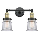 Innovations Lighting Small Canton 2 Light Bath Vanity Light Part Of The Franklin Restoration Collection 208L-BAB-G184S