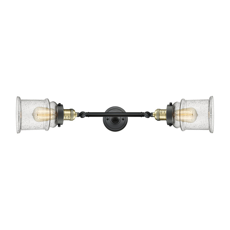 Innovations Lighting Canton 2 Light Bath Vanity Light Part Of The Franklin Restoration Collection 208L-BAB-G184