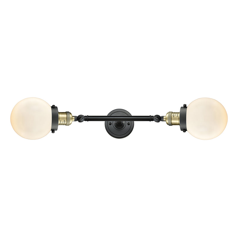 Innovations Lighting Beacon 2 Light 6" Bath Vanity Light 208L-BAB-G201-6