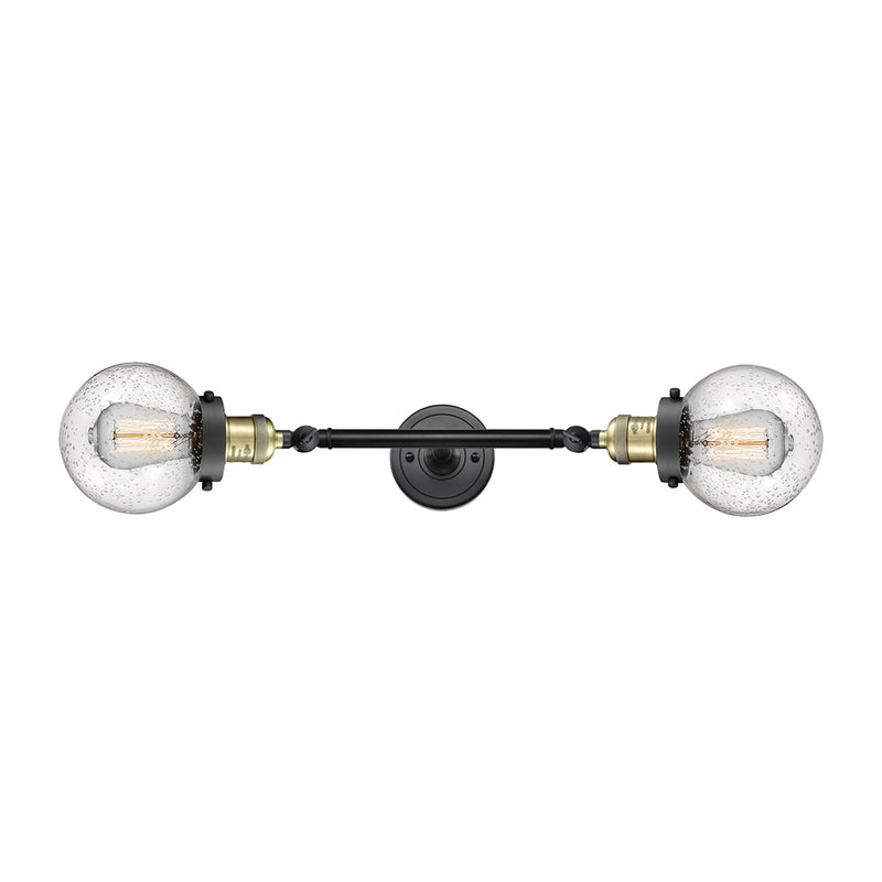 Innovations Lighting Beacon 2 Light 6" Bath Vanity Light 208L-BAB-G202-6