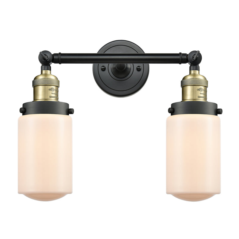 Innovations Lighting Dover 2 Light Bath Vanity Light Part Of The Franklin Restoration Collection 208L-BAB-G311