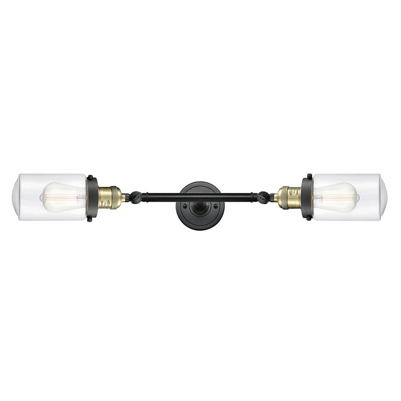 Innovations Lighting Dover 2 Light Bath Vanity Light Part Of The Franklin Restoration Collection 208L-BAB-G312