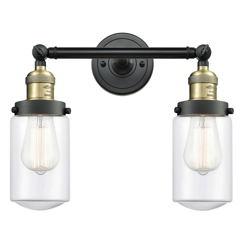 Innovations Lighting Dover 2 Light Bath Vanity Light Part Of The Franklin Restoration Collection 208L-BAB-G312