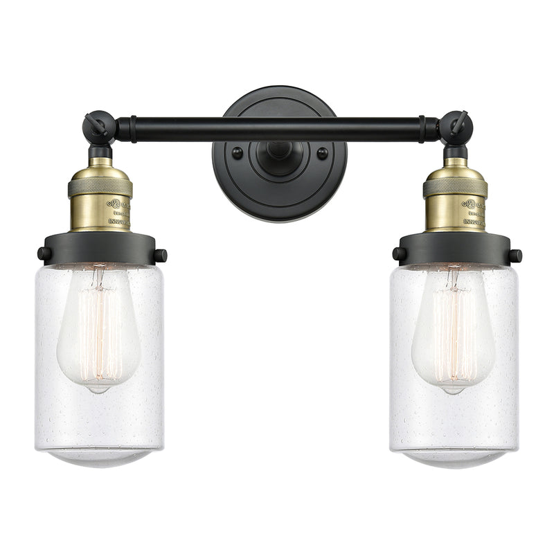 Innovations Lighting Dover 2 Light Bath Vanity Light Part Of The Franklin Restoration Collection 208L-BAB-G314