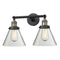 Innovations Lighting Large Cone 2 Light Bath Vanity Light Part Of The Franklin Restoration Collection 208L-BAB-G42