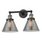 Innovations Lighting Large Cone 2 Light Bath Vanity Light Part Of The Franklin Restoration Collection 208L-BAB-G43