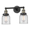 Innovations Lighting Small Bell 2 Light Bath Vanity Light Part Of The Franklin Restoration Collection 208L-BAB-G52
