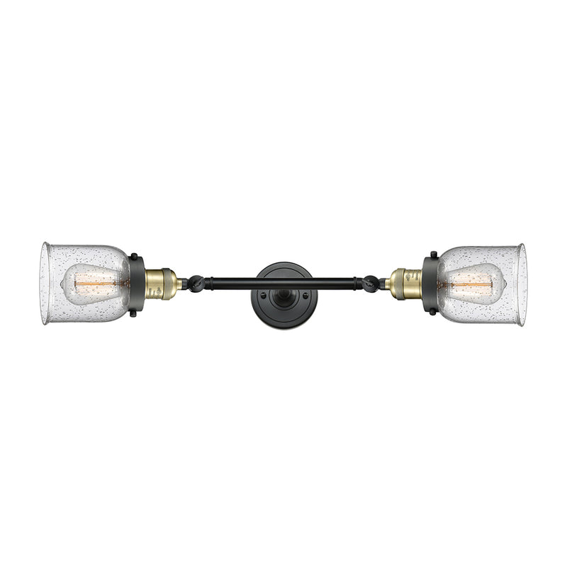 Innovations Lighting Small Bell 2 Light Bath Vanity Light Part Of The Franklin Restoration Collection 208L-BAB-G54-LED