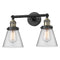 Innovations Lighting Small Cone 2 Light Bath Vanity Light Part Of The Franklin Restoration Collection 208L-BAB-G62