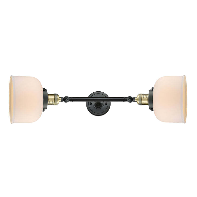 Innovations Lighting Large Bell 2 Light Bath Vanity Light Part Of The Franklin Restoration Collection 208L-BAB-G71