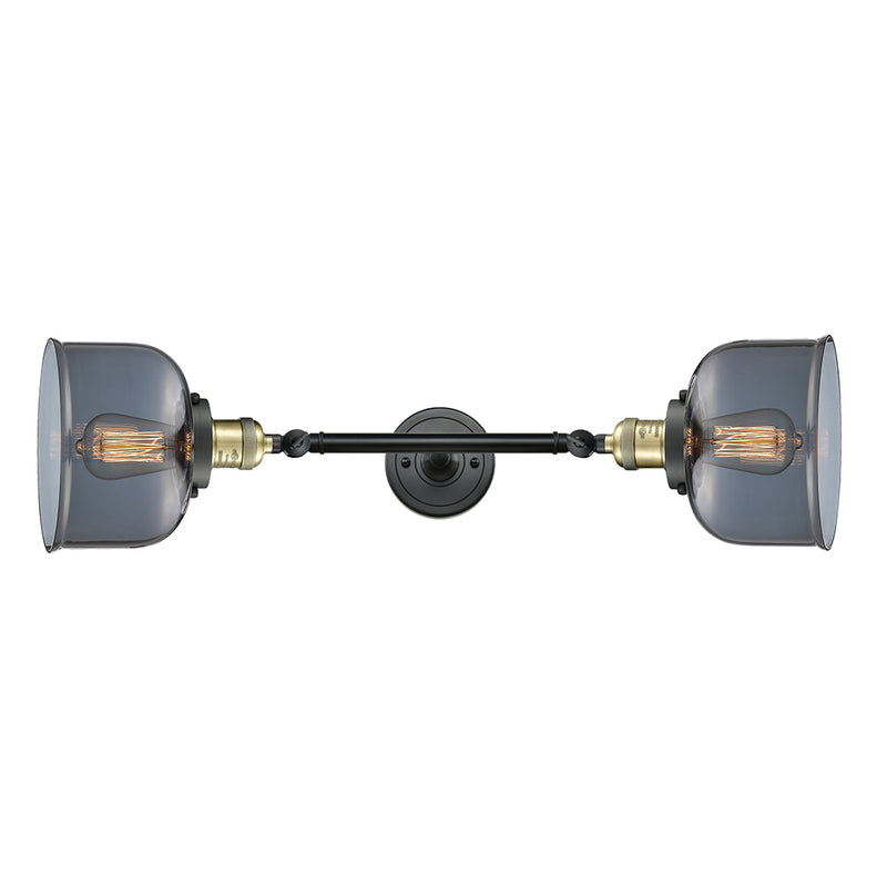 Innovations Lighting Large Bell 2 Light Bath Vanity Light Part Of The Franklin Restoration Collection 208L-BAB-G73