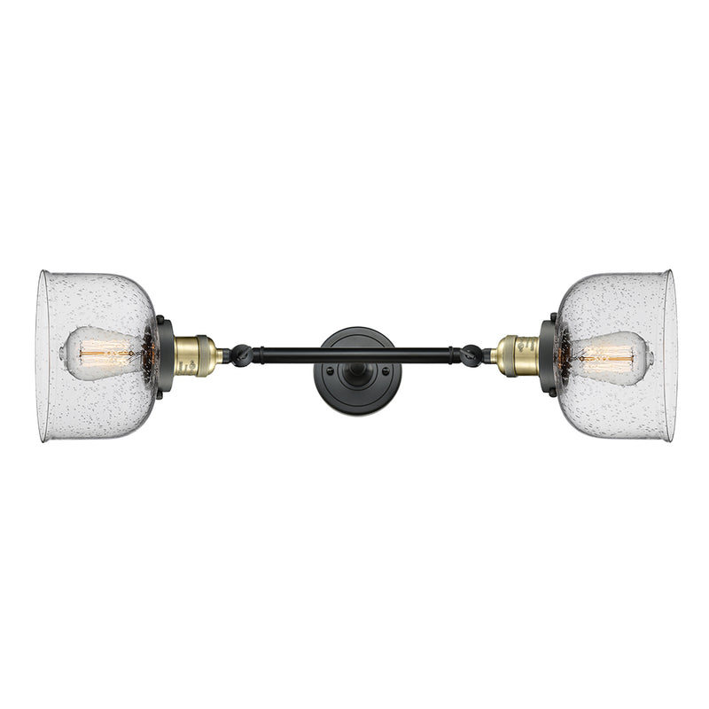 Innovations Lighting Large Bell 2 Light Bath Vanity Light Part Of The Franklin Restoration Collection 208L-BAB-G74