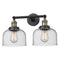 Innovations Lighting Large Bell 2 Light Bath Vanity Light Part Of The Franklin Restoration Collection 208L-BAB-G74