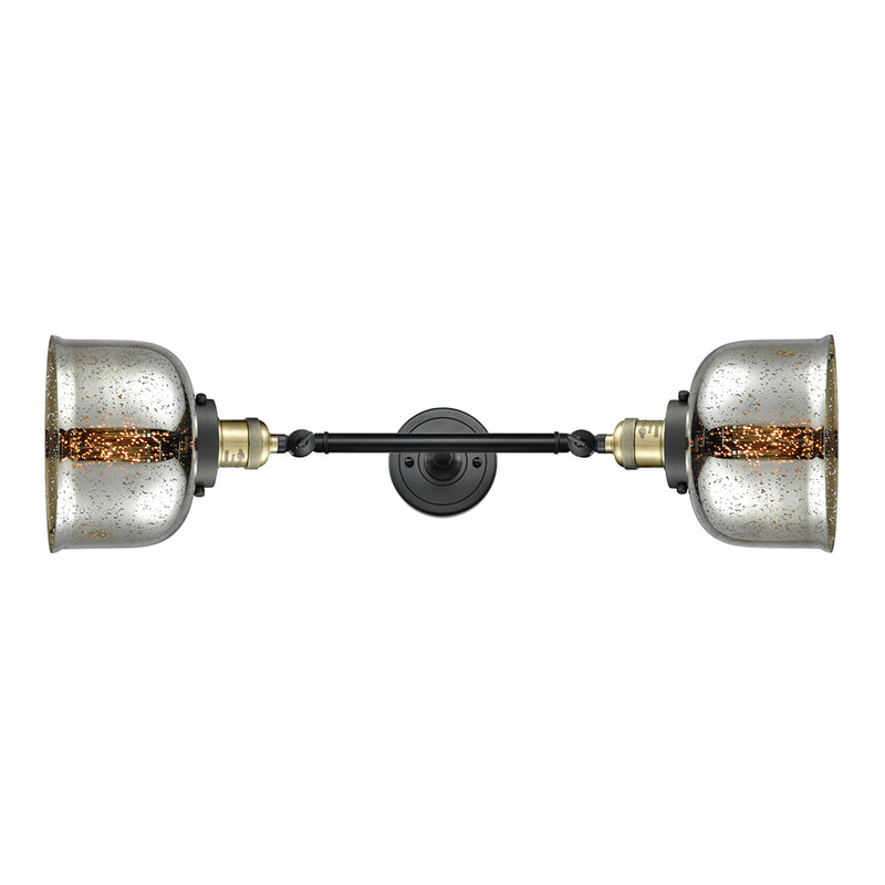 Innovations Lighting Large Bell 2 Light Bath Vanity Light Part Of The Franklin Restoration Collection 208L-BAB-G78