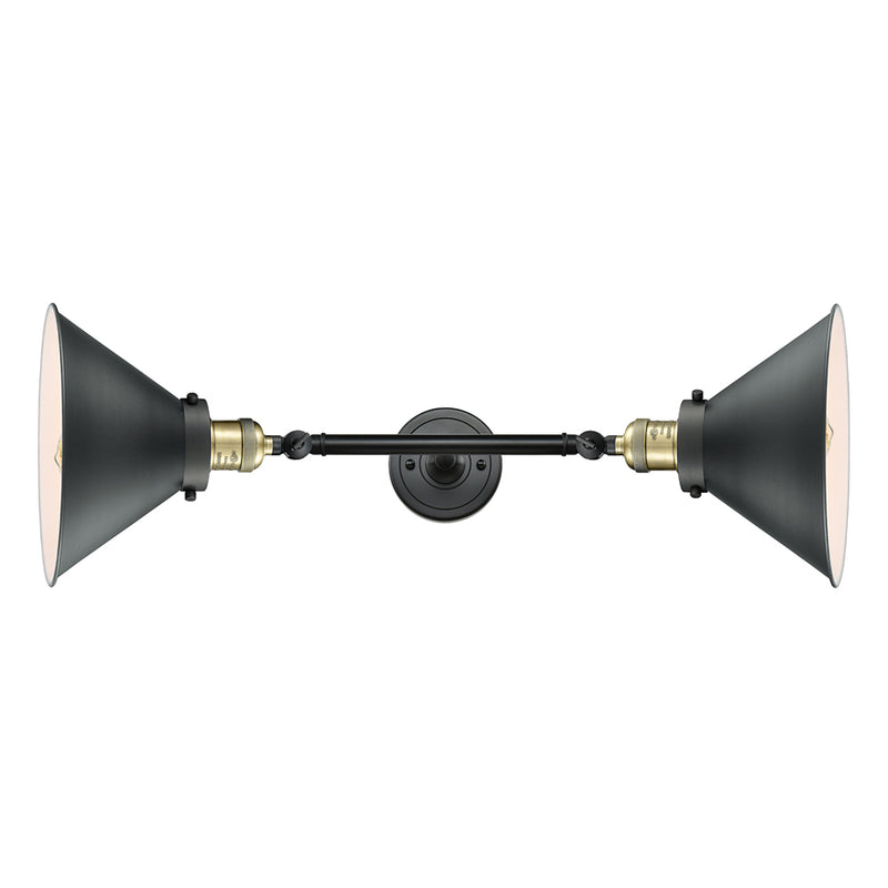 Innovations Lighting Briarcliff 2 Light Bath Vanity Light Part Of The Franklin Restoration Collection 208L-BAB-M10-BK