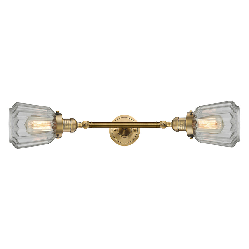 Innovations Lighting Chatham 2 Light Bath Vanity Light Part Of The Franklin Restoration Collection 208L-BB-G142-LED