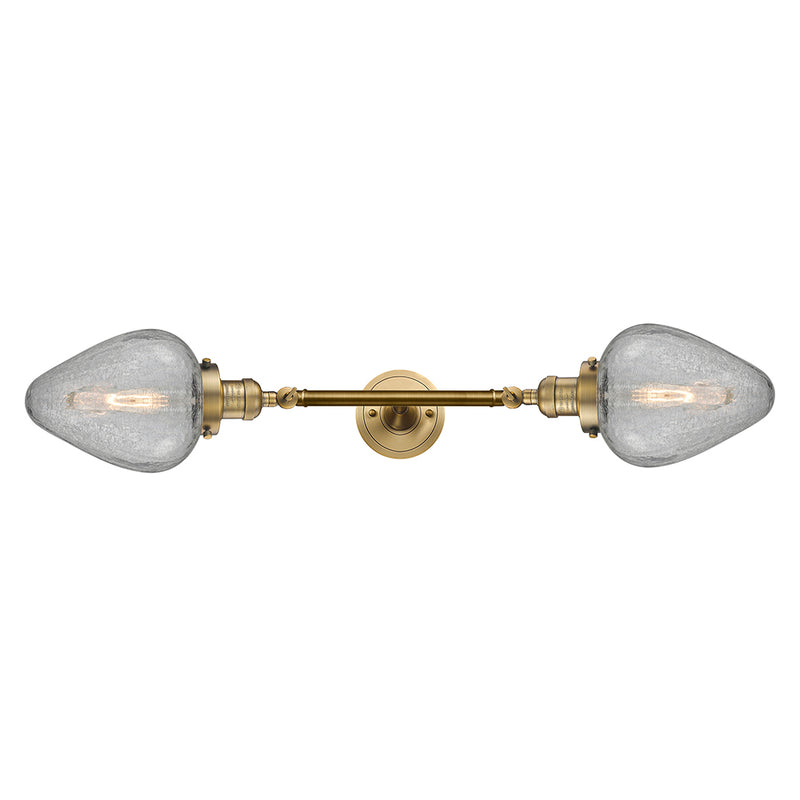 Innovations Lighting Geneseo 2 Light Bath Vanity Light Part Of The Franklin Restoration Collection 208L-BB-G165-LED