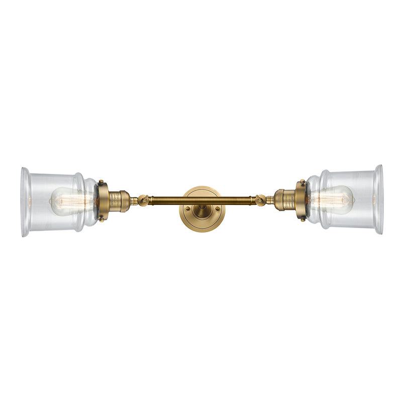 Innovations Lighting Canton 2 Light Bath Vanity Light Part Of The Franklin Restoration Collection 208L-BB-G182