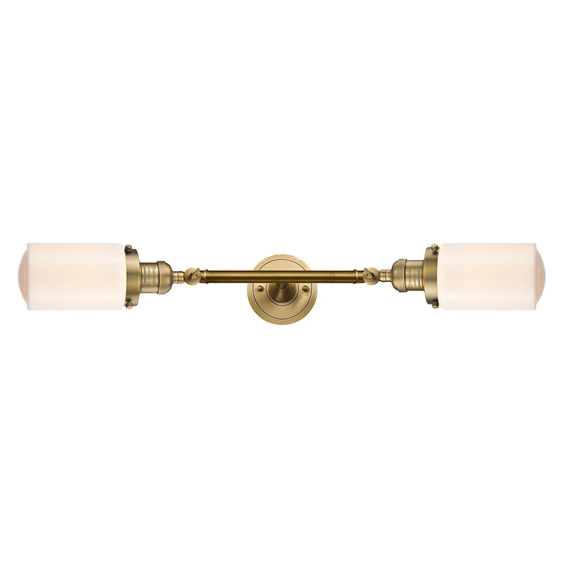 Innovations Lighting Dover 2 Light Bath Vanity Light Part Of The Franklin Restoration Collection 208L-BB-G311