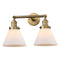 Innovations Lighting Large Cone 2 Light Bath Vanity Light Part Of The Franklin Restoration Collection 208L-BB-G41-LED