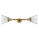 Innovations Lighting Large Cone 2 Light Bath Vanity Light Part Of The Franklin Restoration Collection 208L-BB-G42-LED