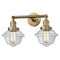 Innovations Lighting Small Oxford 2 Light Bath Vanity Light Part Of The Franklin Restoration Collection 208L-BB-G532