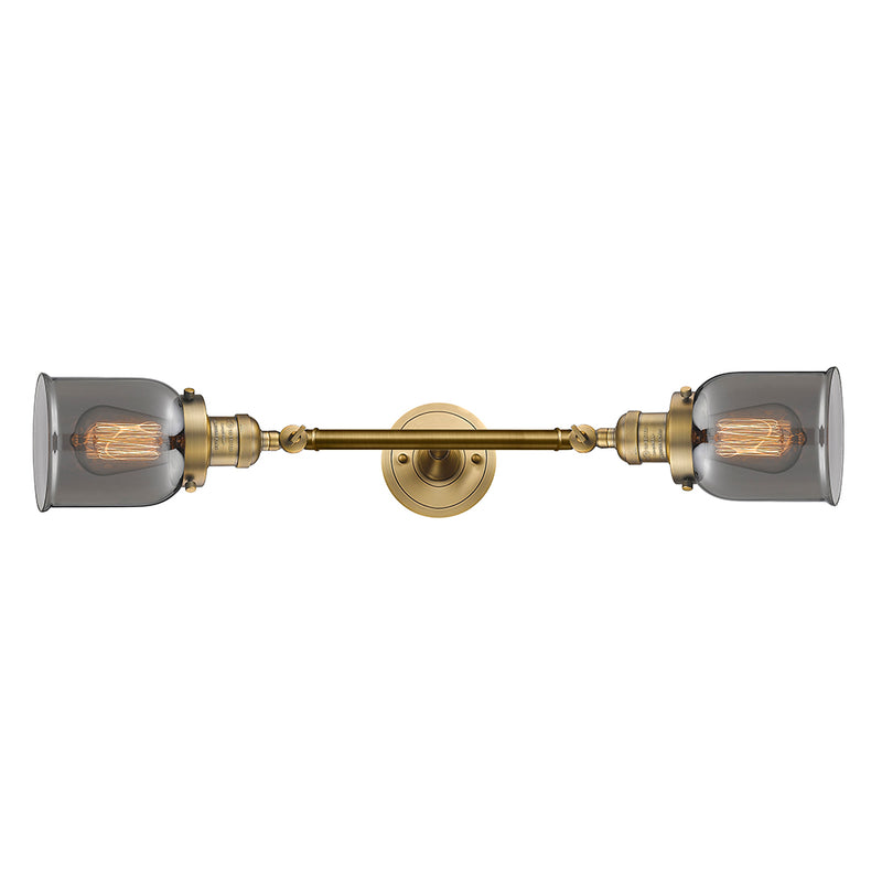 Innovations Lighting Small Bell 2 Light Bath Vanity Light Part Of The Franklin Restoration Collection 208L-BB-G53
