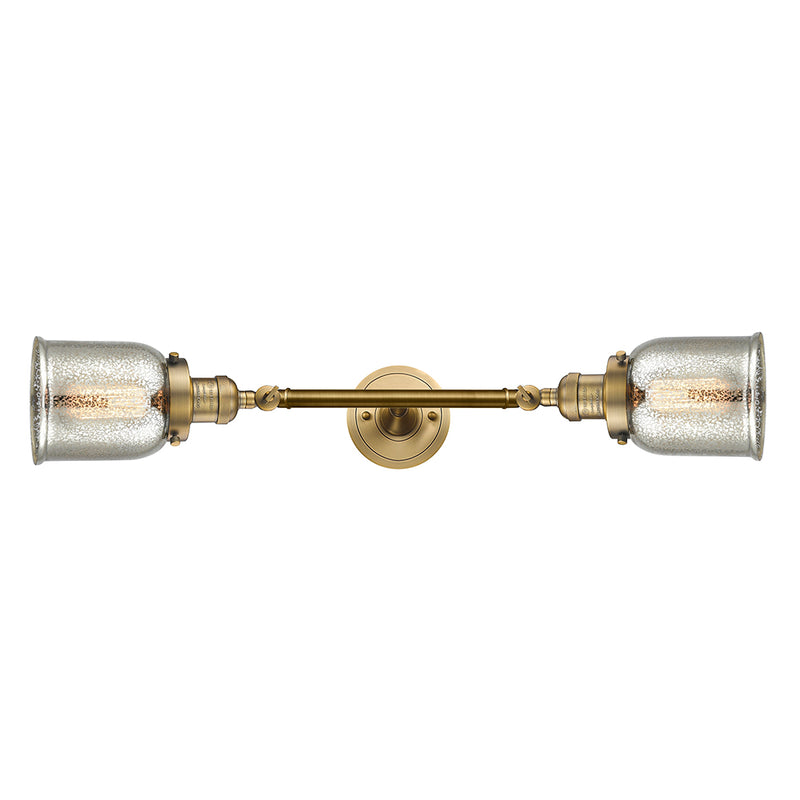 Innovations Lighting Small Bell 2 Light Bath Vanity Light Part Of The Franklin Restoration Collection 208L-BB-G58