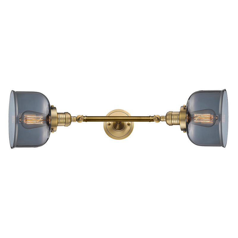 Innovations Lighting Large Bell 2 Light Bath Vanity Light Part Of The Franklin Restoration Collection 208L-BB-G73