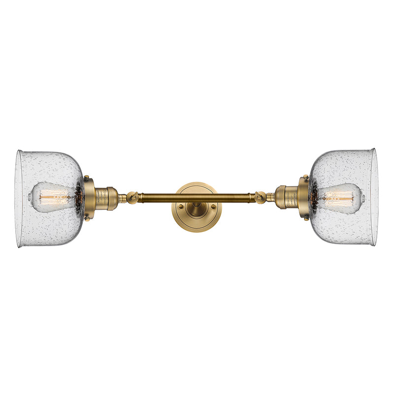 Innovations Lighting Large Bell 2 Light Bath Vanity Light Part Of The Franklin Restoration Collection 208L-BB-G74
