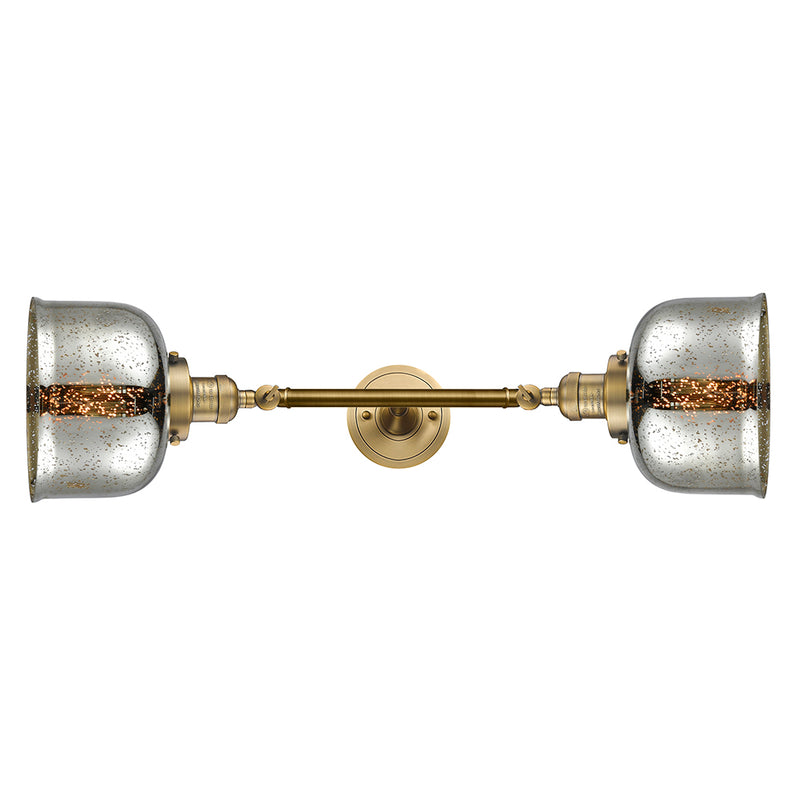 Innovations Lighting Large Bell 2 Light Bath Vanity Light Part Of The Franklin Restoration Collection 208L-BB-G78-LED