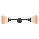 Innovations Lighting Fulton 2 Light Bath Vanity Light Part Of The Franklin Restoration Collection 208L-BK-G171