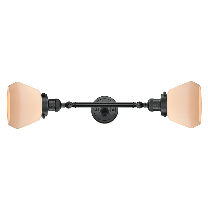 Innovations Lighting Fulton 2 Light Bath Vanity Light Part Of The Franklin Restoration Collection 208L-BK-G171