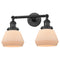 Innovations Lighting Fulton 2 Light Bath Vanity Light Part Of The Franklin Restoration Collection 208L-BK-G171