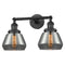 Innovations Lighting Fulton 2 Light Bath Vanity Light Part Of The Franklin Restoration Collection 208L-BK-G173-LED