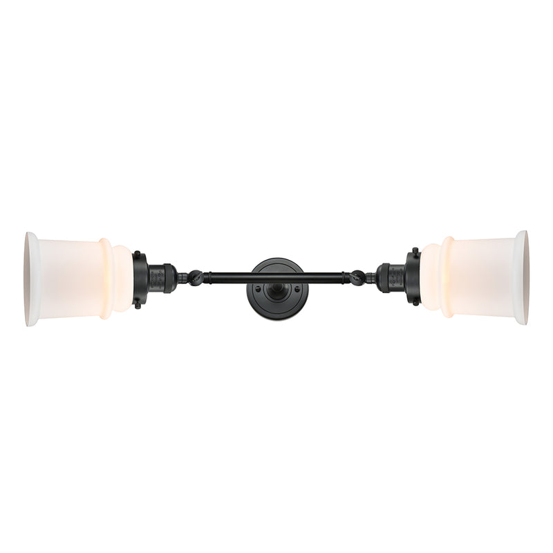 Innovations Lighting Canton 2 Light Bath Vanity Light Part Of The Franklin Restoration Collection 208L-BK-G181