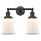 Innovations Lighting Canton 2 Light Bath Vanity Light Part Of The Franklin Restoration Collection 208L-BK-G181