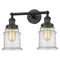 Innovations Lighting Canton 2 Light Bath Vanity Light Part Of The Franklin Restoration Collection 208L-BK-G184-LED