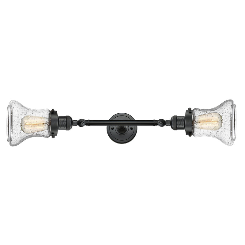 Innovations Lighting Bellmont 2 Light Bath Vanity Light Part Of The Franklin Restoration Collection 208L-BK-G194-LED