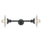 Innovations Lighting Halophane 2 Light Bath Vanity Light Part Of The Franklin Restoration Collection 208L-BK-G1