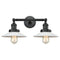 Innovations Lighting Halophane 2 Light Bath Vanity Light Part Of The Franklin Restoration Collection 208L-BK-G1-LED