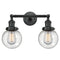 Innovations Lighting Beacon 2 Light 6" Bath Vanity Light 208L-BK-G204-6-LED