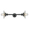Innovations Lighting Halophane 2 Light Bath Vanity Light Part Of The Franklin Restoration Collection 208L-BK-G2-LED